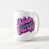 メインキャラクターエネルギーラージマグ コーヒーマグカップ (正面右)