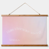 メインキャラクターパステルオーラモダンエレガント 吊り下げ型タペストリー (正面)