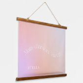 メインキャラクターパステルオーラモダンエレガント 吊り下げ型タペストリー (傾斜あり)