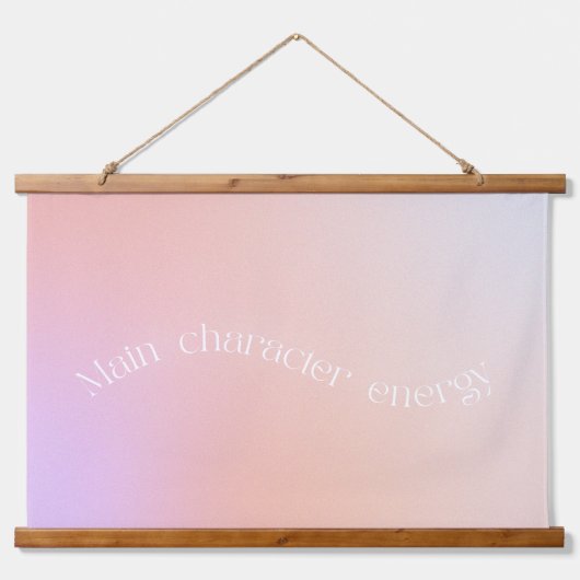 メインキャラクターパステルオーラモダンエレガント 吊り下げ型タペストリー (正面)