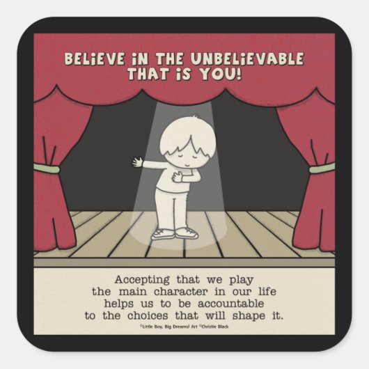 メインキャラクター スクエアシール (正面)