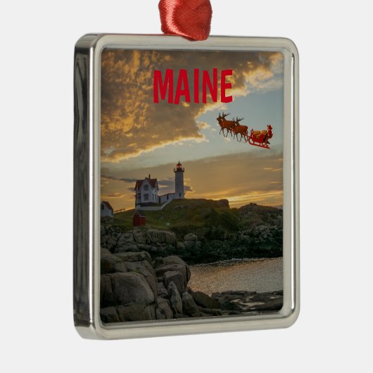 メインクリスマスセラミックオーナメント メタルオーナメント (右)