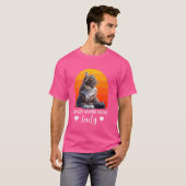 メインクーンオーナ熱狂するーMAINE COON LADY Cat Mommy Tシャツ (正面フル)