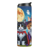 メインクーンキャッツカボンプキンハロウィンおもしろい タンブラー (回転左)