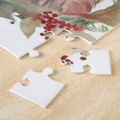 メインクーンキャットクリスマスリースフェスティバルキッテン ジグソーパズル (側面)