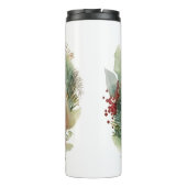 メインクーンキャットクリスマスリースフェスティバルキッテン タンブラー (裏面)