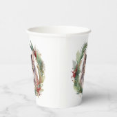 メインクーンキャットクリスマスリースフェスティバルキッテン 紙コップ (右)