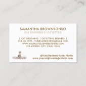 メインクーンキャットグルーミングサロンペットスパ 名刺 (裏面)