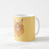 メインクーンキャットコーヒーマグ コーヒーマグカップ (正面右)