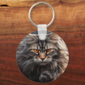 メインクーンキャット狩り キーホルダー (正面)