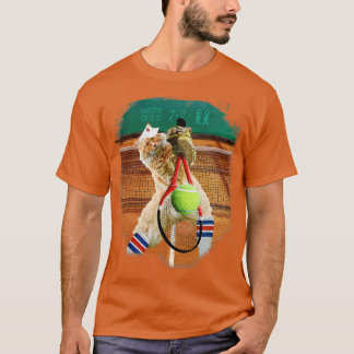 メインクーンキャッ遊トテニス1 Tシャツ