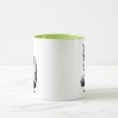 メインクーンタビーキャットオフリーシュアート™ マグカップ (中央)