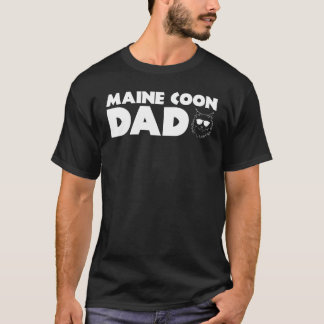 メインクーンパパおもしろいメーンクーンキャットパパ父のD Tシャツ