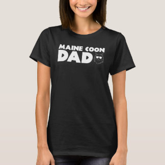 メインクーンパパおもしろいメーンクーンキャットパパ父のD Tシャツ