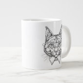 メインクーンポートレート ジャンボコーヒーマグカップ (正面右)