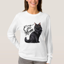 メインクーンママTシャツ 誇り高き猫愛好家へ Tシャツ