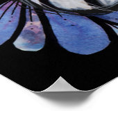 メインクーンリーンカリコキャットパープルデイジー ポスター (角)