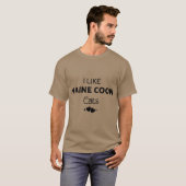 メインクーン好き Tシャツ (正面フル)