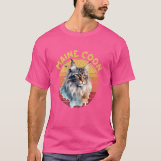 メインクーン猫好きメンヌクーンキャッツオーナー Tシャツ