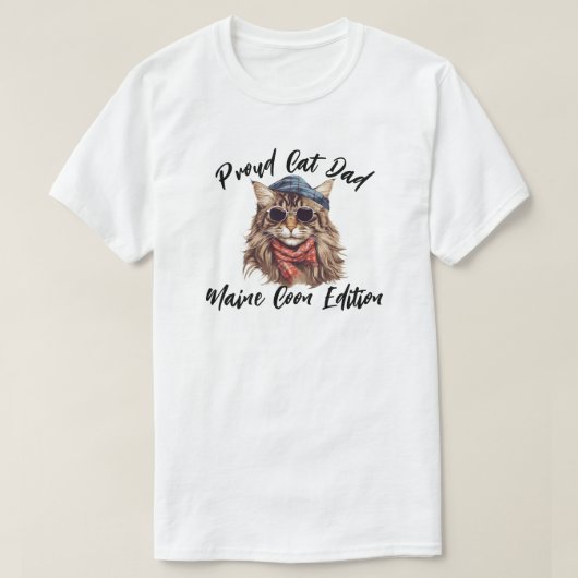 メインクーン・エディション Tシャツ (デザイン正面)