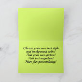 メインクーン キティ キャット かわいい カスタマイズカード カード (内部)