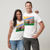 メインクーン+デイ・スター Tシャツ (ユニセックス)
