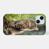メインクーン iPhone 15ケース (裏面横)