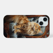 メインクーン iPhone 15ケース (裏面横)