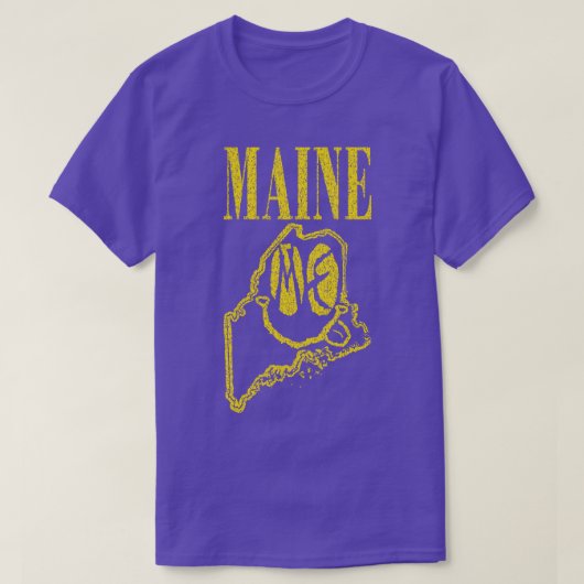 メイングランジ笑顔顔黒い背景 Tシャツ (デザイン正面)
