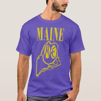 メイングランジ笑顔顔黒い背景 Tシャツ