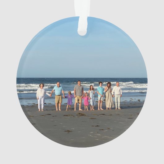 メインコースタルファミリー懇親会フォトニュブルライト オーナメント (裏面)