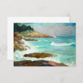 メインコーストのビュー:ニューウェルコンバーズワイエス サンキューカード (正面/裏面)