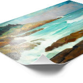 メインコーストのビュー:ニューウェルコンバーズワイエス フォトプリント (角)