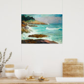 メインコーストのビュー：ニューウェルコンバーズワイエス ポスター (キッチン)