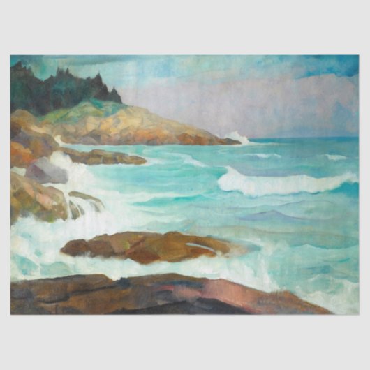 メインコーストのビュー：ニューウェルコンバーズワイエス 薄葉紙 (正面)