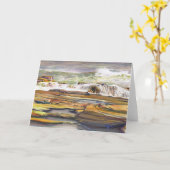 メインコーストビーチ カード (黄色い花)