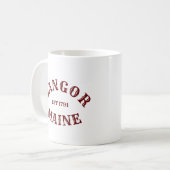 メインコーヒーマグ，バンガー コーヒーマグカップ (正面左)