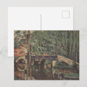 メインシーブリッジ-ポールセザンヌ- c1880 シーズンポストカード (正面/裏面)