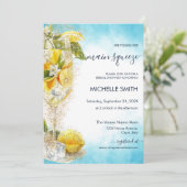 メインスクイズカクテルイタリアブライダルシャワー 招待状 (スタンド正面)