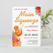 メインスクイズシトラスブライダルシャワー 招待状 (スタンド正面)