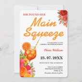 メインスクイズシトラスブライダルシャワー 招待状 (正面)