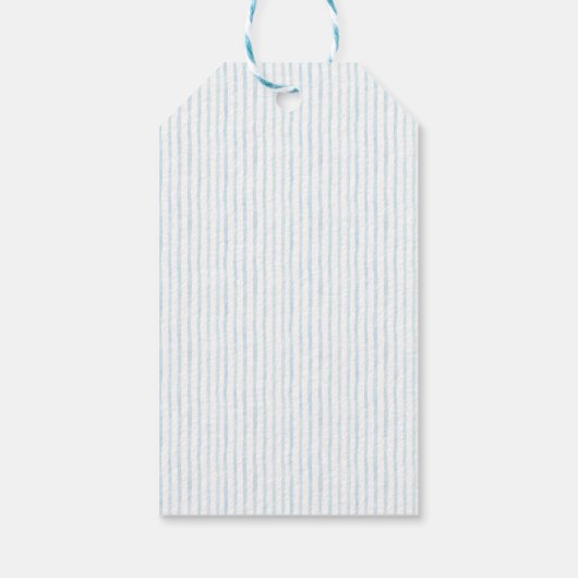 メインスクイズシトラスレモンモノグラムブライダルシャワー ギフトタグ (裏面)