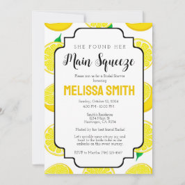 メインスクイズブライダルシャワー招待テンプレート 招待状