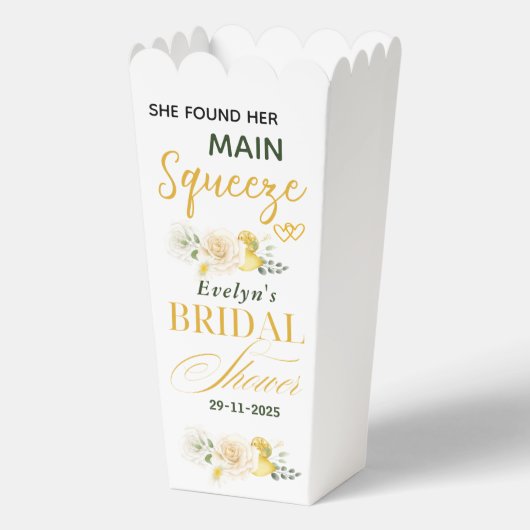 メインスクイズリーモンユーカリバラブライダルシャワー フェイバーボックス (正面)