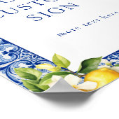 メインスクイズレモンカスタムズ文字 ポスター (角)