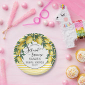 メインスクイズレモントロピカルブライダルシャワー紙 ペーパープレート (パーティー)