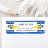 メインスクイズレモントロピカル差出人住所ラベル ラベル (インサイチュ)