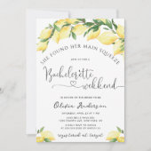 メインスクイズレモンバチェロレッテ週末の招待 招待状 (正面)