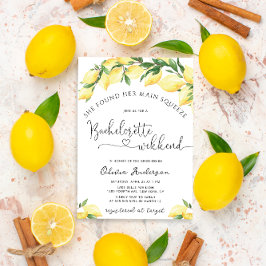 メインスクイズレモンバチェロレッテ週末の招待 招待状