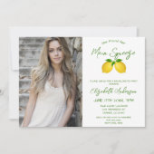 メインスクイズレモンバチェロレッテ 招待状 (正面)